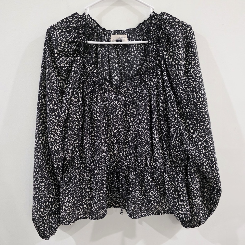 Universal Thread Womens Top‎ Size Large Boho Ruffle Ren Faire